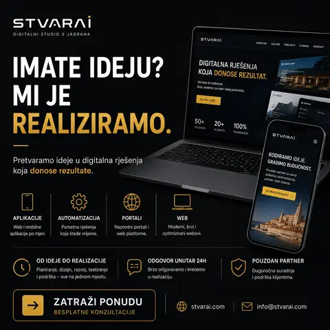 Imate ideju? Mi je realiziramo.
