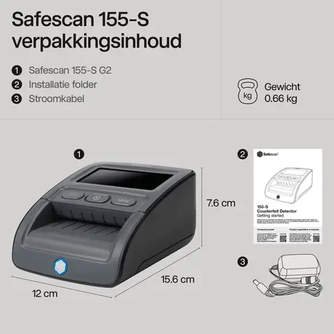 Detektor krivotvorenih novčanica SAFESCAN 155-S